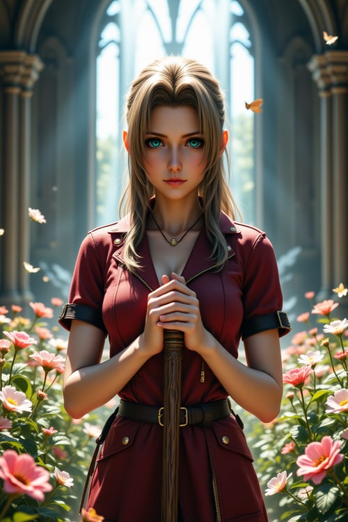 Aerith Gainsborough SoloLoRA by Solo on Tensor.Art