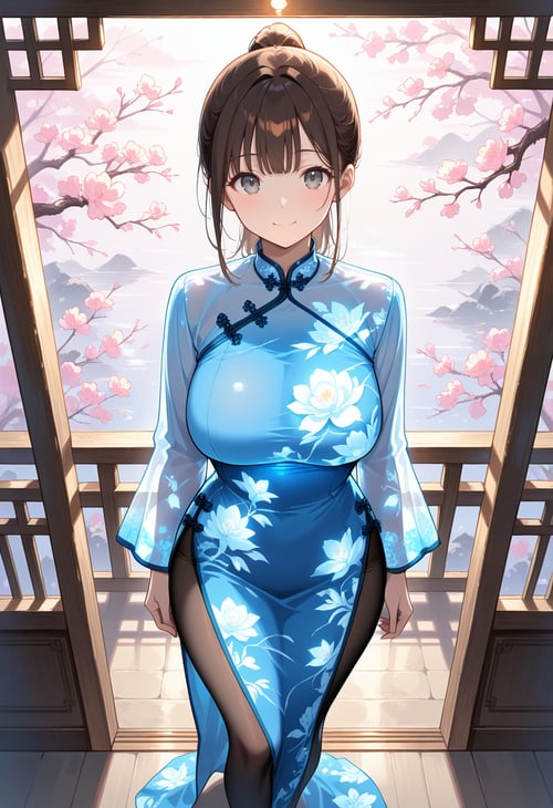 Glowing Cheongsam(China Dress) by miaomiao on Tensor.Art