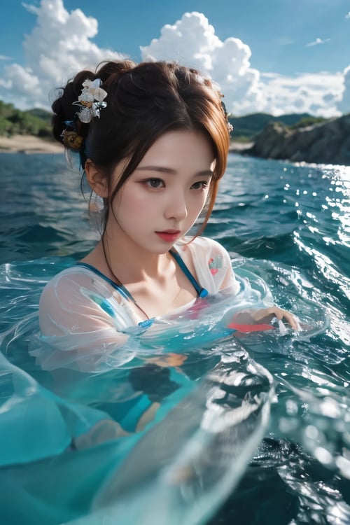 Hanfu-山青水软 by 呱唧呱唧 on Tensor.Art