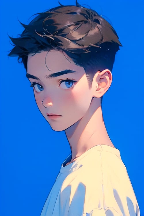 克莱因蓝二次元头像(于修) by 于修 on Tensor.Art