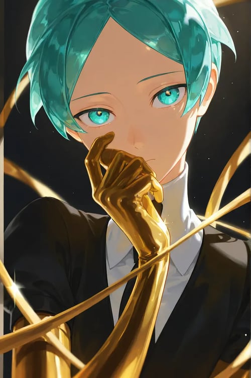 Phosphophyllite Golden arms (Land of the Lustrous) by reprinter on Tensor.Art