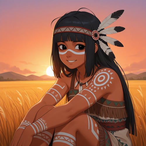 Tribal Markings / Body paint (3 Colors) by Xataki on Tensor.Art