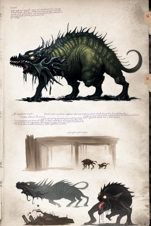 图鉴-克苏鲁怪物-Cthulhu by 师叔 on Tensor.Art