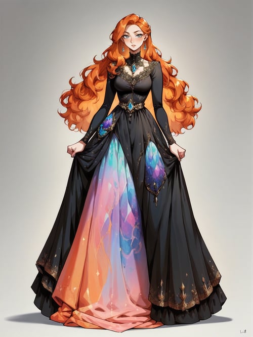 Black Opal Dress by miaomiao on Tensor.Art