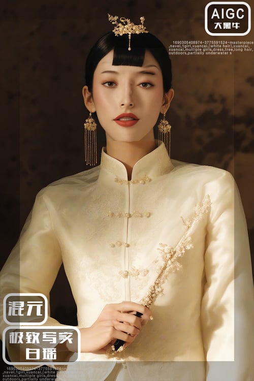 混元极致写实-白瑶 by 大黑牛AI on Tensor.Art