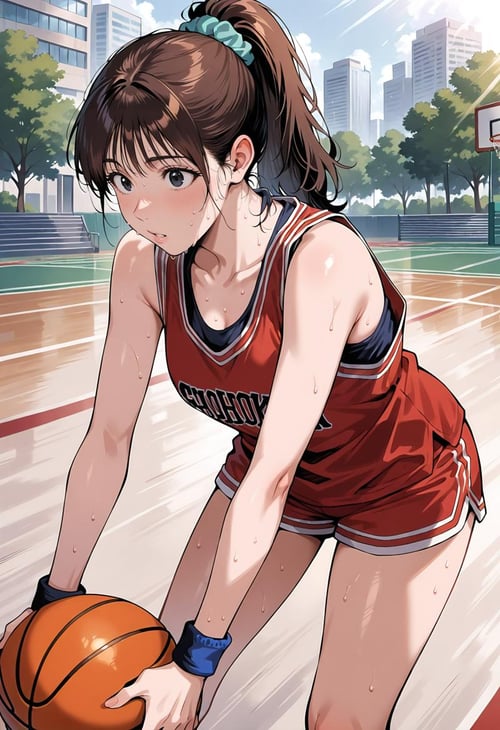 Haruko Akagi (赤木晴子) - Slam Dunk by user_758259292217423395 on Tensor.Art