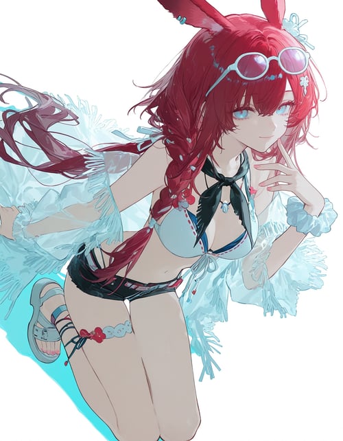 Ray summer flowers 莱伊 夏卉 レイ 夏の花 - Arknights 明日方舟 ア by reprinter on Tensor.Art