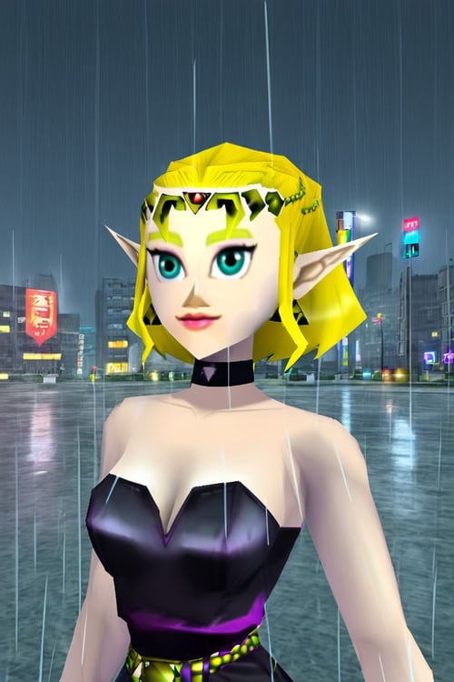 Zelda: Ocarina of Time Characters / Low Poly 64 by Bloody669 on Tensor.Art