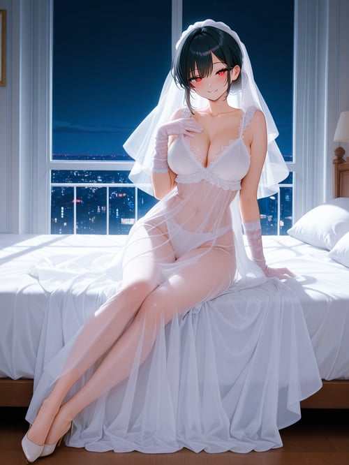 Sexy lace wedding dress 2 by luxiaoai on Tensor.Art
