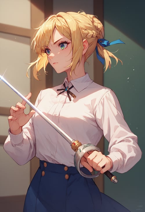 (PonyXL concept) Holding Sword Rapier (slender swords) | レイピア | 持剑 细剑 / 刺剑 / 护手礼剑 by Akiseki on Tensor.Art