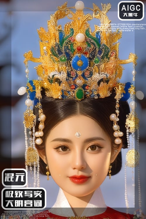 混元-极致写实-大明宫词 by 大黑牛AI on Tensor.Art