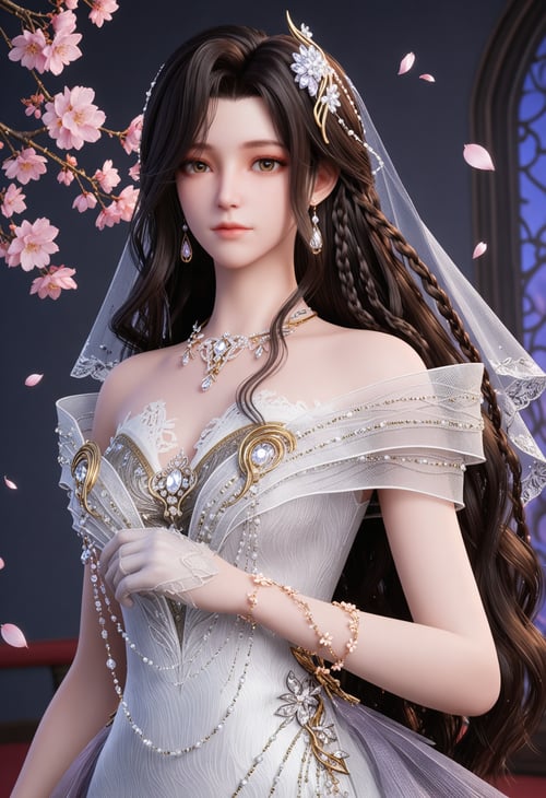 夜未央 婚服-国漫-Illustrious光辉 by 云落 on Tensor.Art