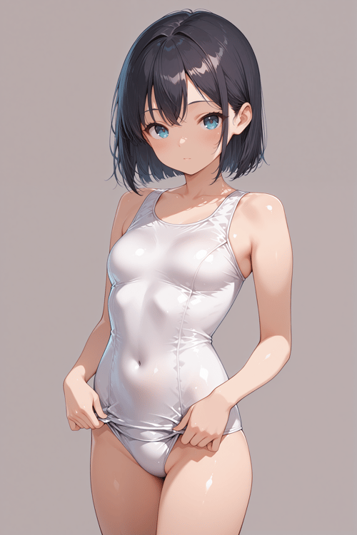 旧旧スクール水着/more old school swimsuit by yy on Tensor.Art