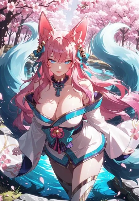 Ahri by Carito  on Tensor.Art