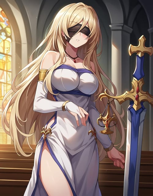 Pout Maiden / Sword Maiden by Golden Sky NEET on Tensor.Art