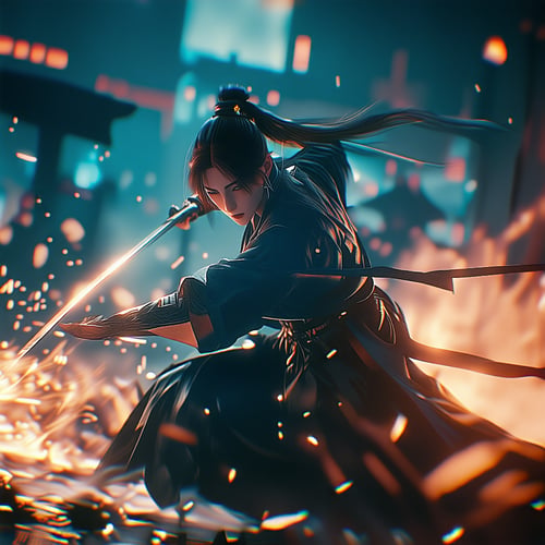 剑舞sd3 by milk on Tensor.Art