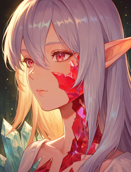 Crystallization (Crystal Skin) by PyonPyon on Tensor.Art