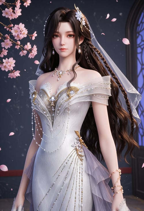 夜未央 婚服-国漫-Illustrious光辉 by 云落 on Tensor.Art