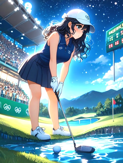 girl like playing golf by 鬼畫符 on Tensor.Art