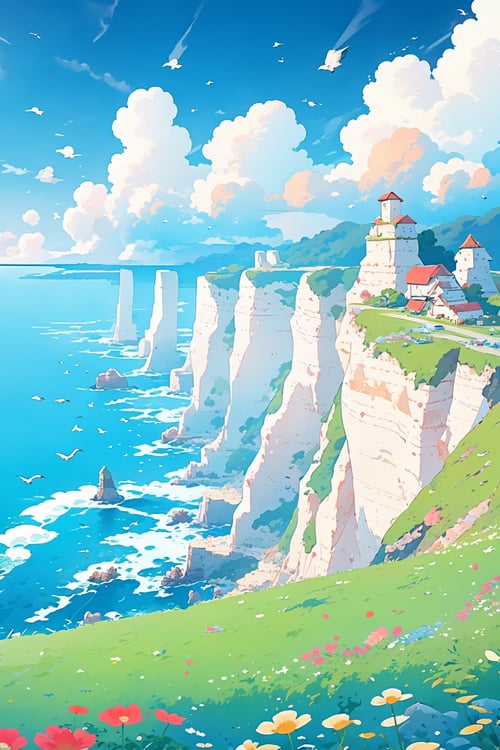 小清新治愈画风插画 by tensorxy on Tensor.Art