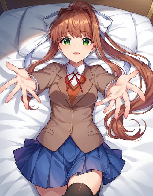Monika - Doki Doki Literature Club by Sol Eternelle on Tensor.Art