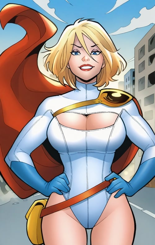 Power Girl by ReelSupaHeeroFan on Tensor.Art