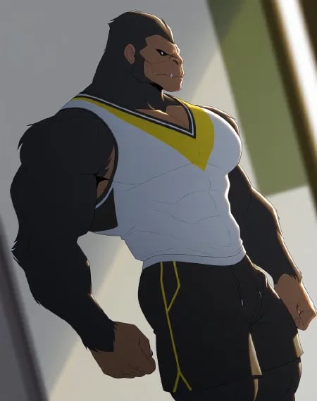 Apeman (Egyxos) (NoobAI) (AD) by user_720431629750874608 on Tensor.Art