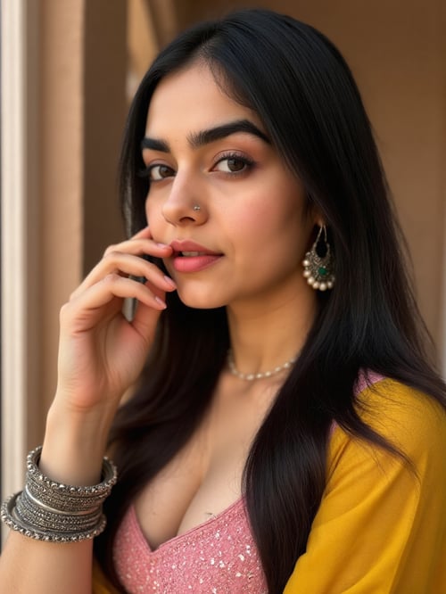 Downblouse saree for flux by BeuT_Ai on Tensor.Art