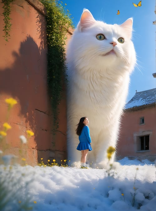large white cat by Jiudy on Tensor.Art