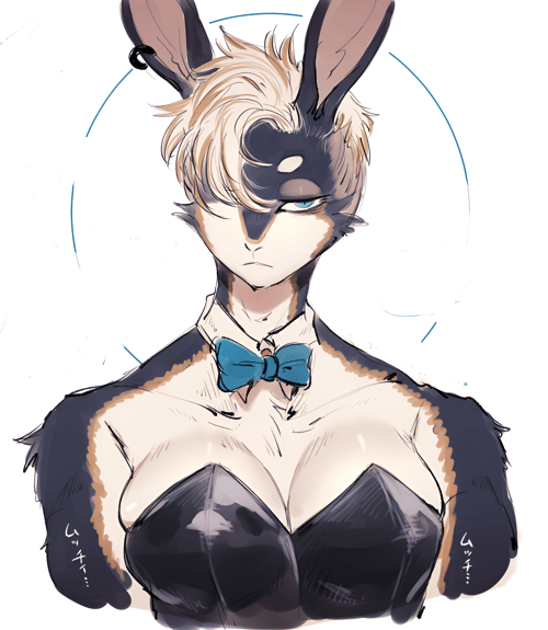 Reverse Bunny (Femboy OC) by TheGreatGroribas on Tensor.Art
