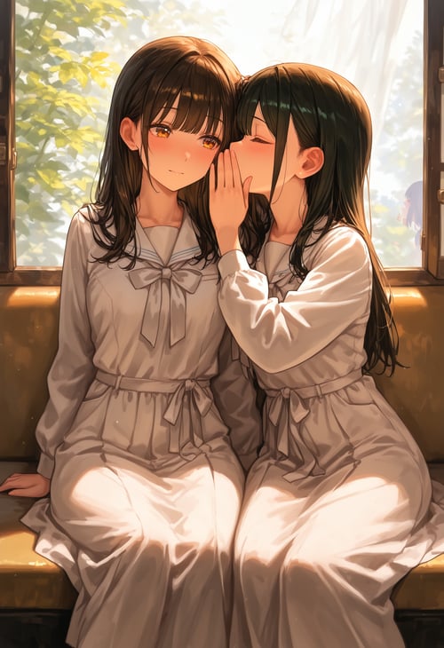 (IL Pose) Whispering in Ear | 悄悄话 耳语 by Akiseki on Tensor.Art