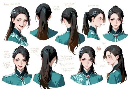 Yue Qingshu (月清疏) - Chinese仙剑漫画 by hhh on Tensor.Art