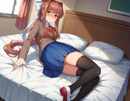 Monika - Doki Doki Literature Club by Sol Eternelle on Tensor.Art