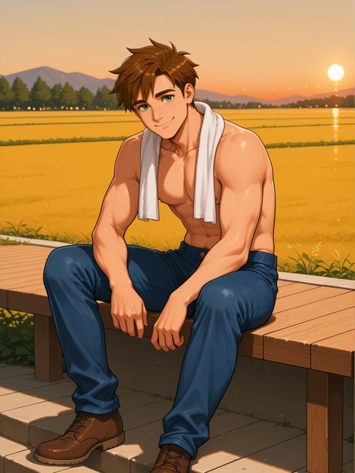 Alex | Stardew Valley by GyakuImpact on Tensor.Art