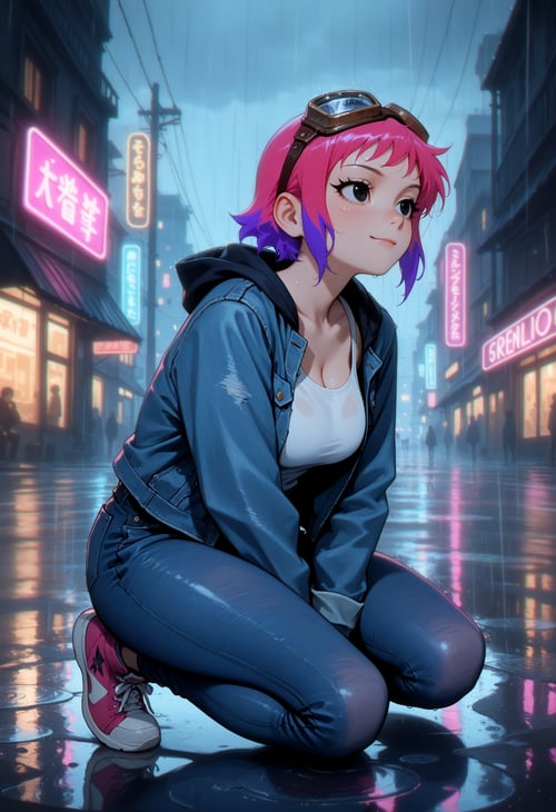 Scott Pilgrim Taking Off - Ramona Flowers - Lindez by Min on Tensor.Art
