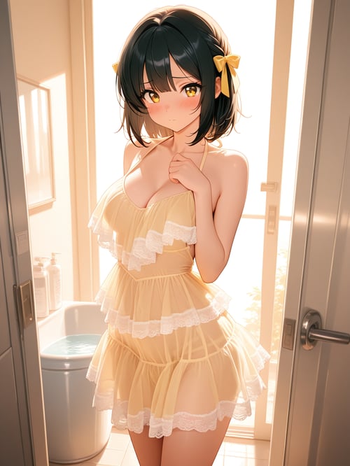 Sexy layered lace lingerie by luxiaoai on Tensor.Art