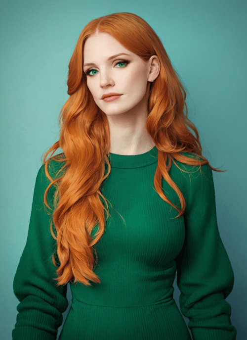 Jessica Chastain by Zharatos  on Tensor.Art