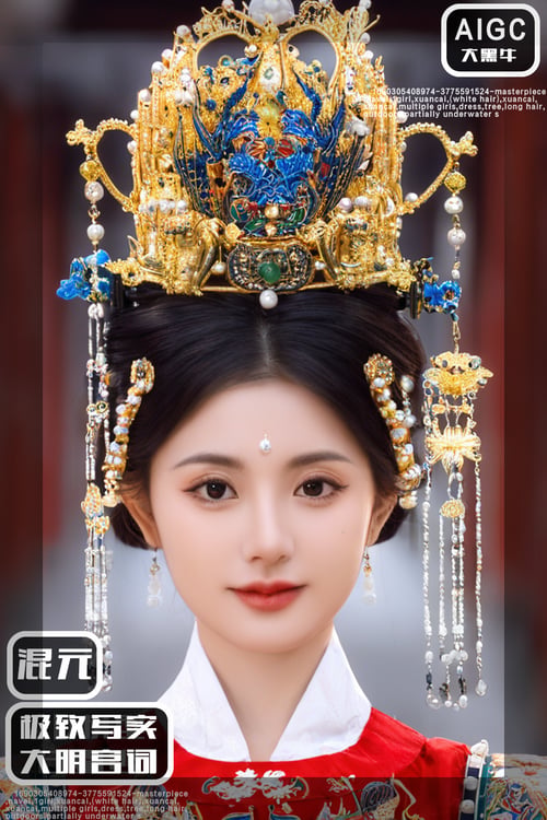 混元-极致写实-大明宫词 by 大黑牛AI on Tensor.Art