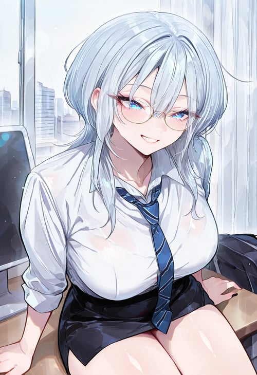 Mio Haimiya (Haimiya-Senpai Wa Kowakute Kawaii) by JustReprint on Tensor.Art