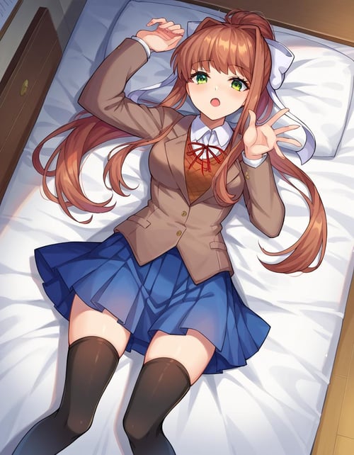 Monika - Doki Doki Literature Club by Sol Eternelle on Tensor.Art