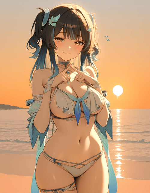 Siris - Freefin (Azure Drift) | 瑟瑞丝-悠游 碧波浮游 [Snowb by user_665728087295557039 on Tensor.Art