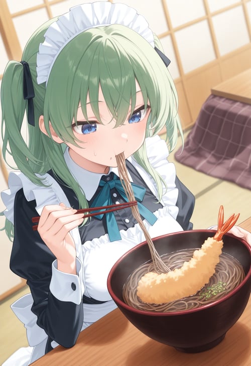 soba / shrimp tempura / 年越しそば / 天ぷらそば / 大晦日 / 蕎麦 by nnk245 on Tensor.Art