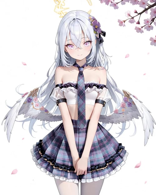 plaid school-uniform style set by reprinter on Tensor.Art