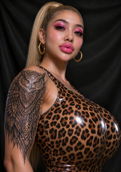 Glossy Glitter Makeup  by @a_isthetic on Tensor.Art