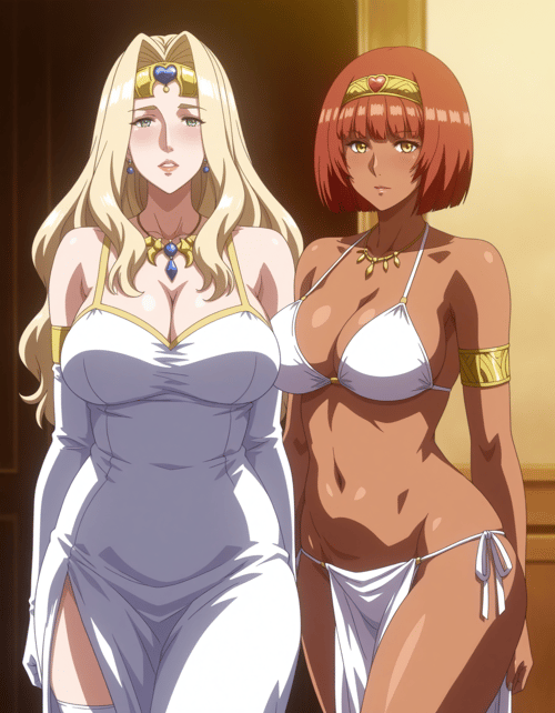 Irena & Tasha: [Buta Hime-sama (OVA)] 豚姫様 by 00x0 on Tensor.Art
