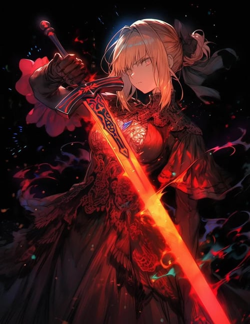 Saber-阿尔托莉雅-呆毛王 by 起风了AI漫画 on Tensor.Art