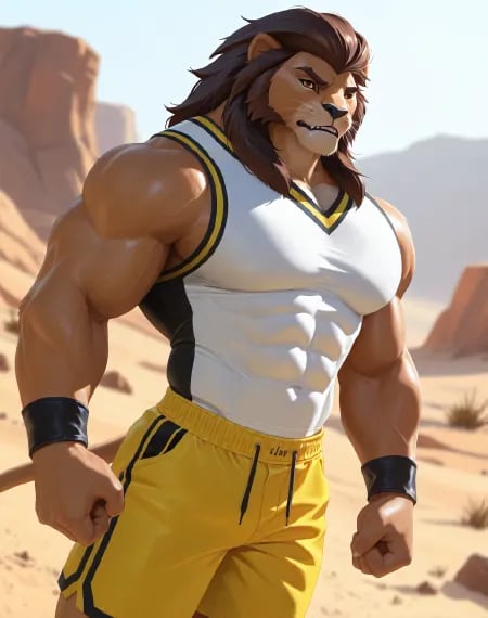 Lionman (Egyxos) (NoobAI) (AD) by user_720431629750874608 on Tensor.Art