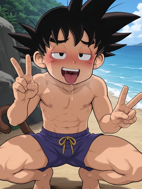Young Goku - DBZ (Wooferkid) by Kasedjin on Tensor.Art