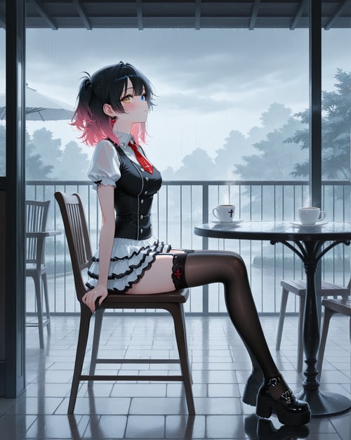 Lace frills short dress 3 by luxiaoai on Tensor.Art