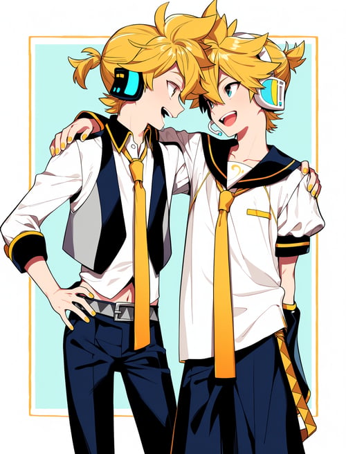 Kagamine Len with multi costumes [Vocaloid] by Min on Tensor.Art